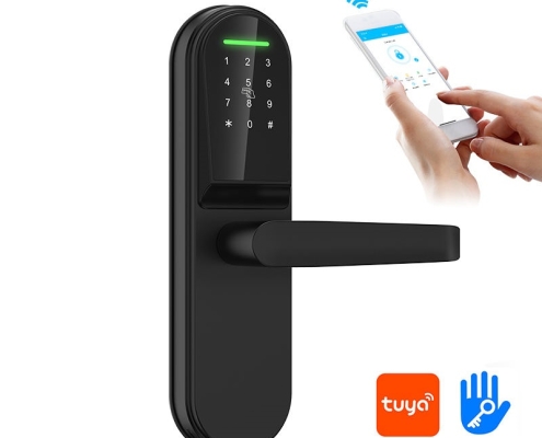 Smart nøglefri dørlås med Bluetooth og Wifi-fjernbetjening SL-B2018 1