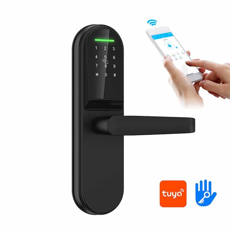 Bluetooth smart lås med app til hotel- og lejlighedsdør SL-BD2 3