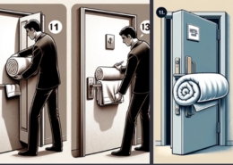 Jak zabezpečit dveře hotelového pokoje ručníkem? Průvodce podrobnostmi 2