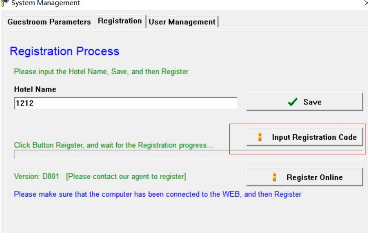 Pro USB Hotel Card System Registration: Trin for trin guide 5